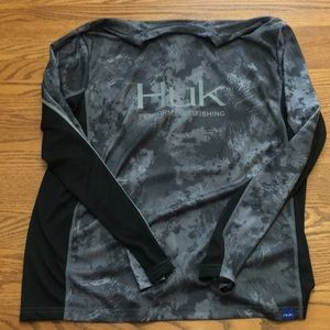 Huk Gear Icon X LS Fishing Shirt NWOT